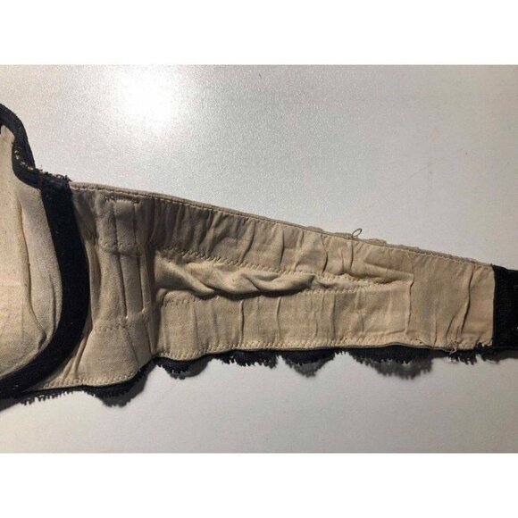 #3405 Victoria's Secret BioFit Multi-Way Lined Strapless Bra 34C Black Underwire - Picture 6 of 6